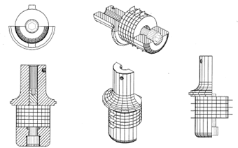 bolted Langevin transducer